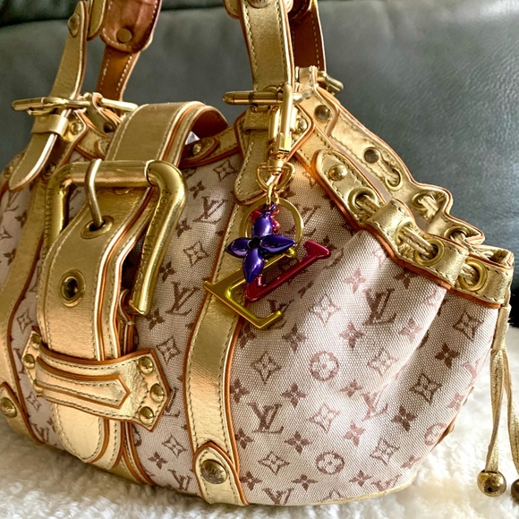 ‼️sold‼️Louis Vuitton Theda Mini Lin Khaki - Picture 3 of 16